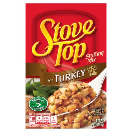 Stove Top Stuffing Mix for Turkey, 6 oz