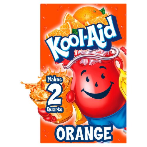 Kool-Aid Orange Unsweetened Drink Mix, 0.15 oz