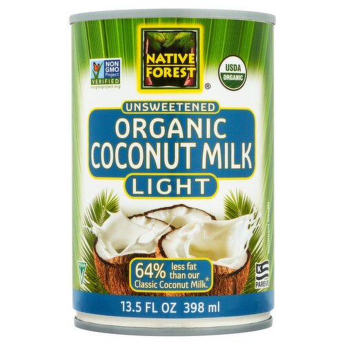 Native Forest Unsweetened Light Organic Coconut Milk, 13.5 fl oz