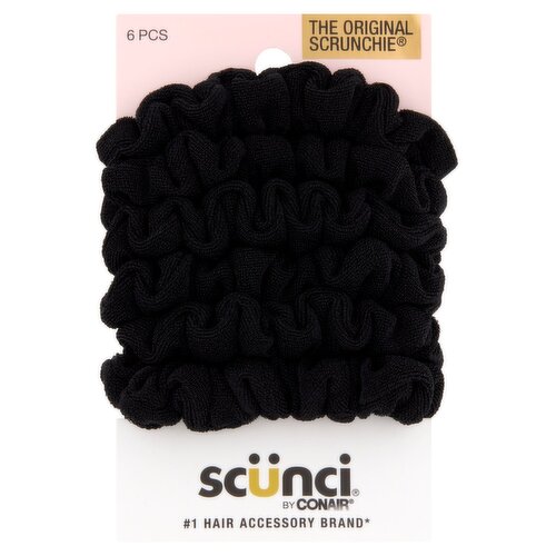 Conair Scünci The Original Scrunchie, 6 count