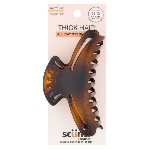 Conair Scünci No-Slip Grip Claw Clip