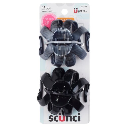 Scünci No Slip Grip 6 cm Octopus Basic Jaw Clips