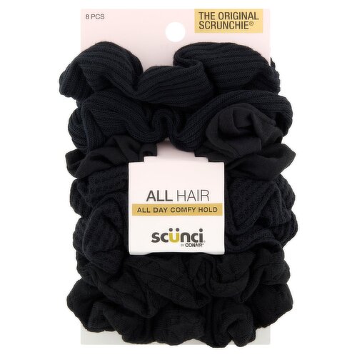 Conair Scünci The Original Scrunchie, 8 count