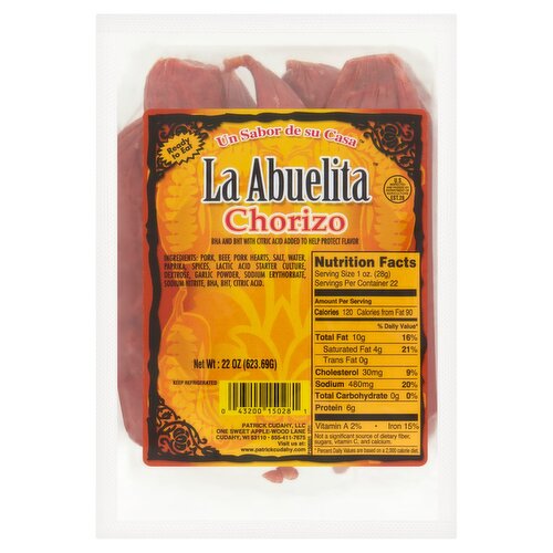 La Abuelita Chorizo, 22 oz