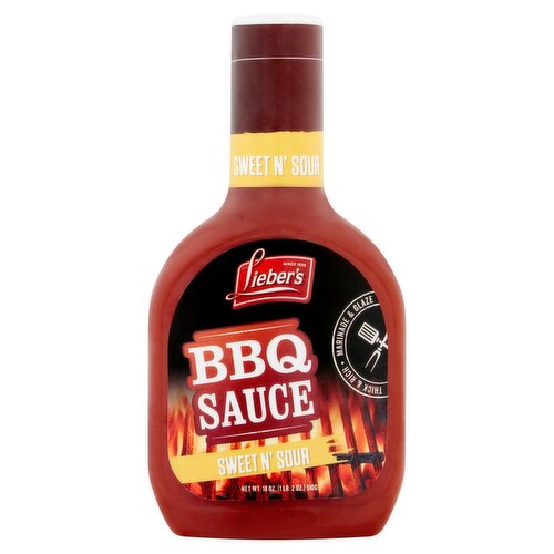 Lieber's Sweet N' Sour BBQ Sauce,18 oz