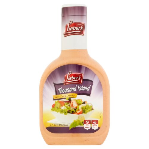 Lieber's Thousand Island Non-Dairy Dressing, 16 fl oz