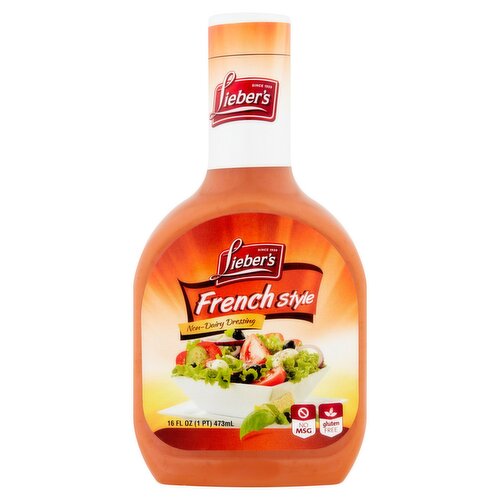 Lieber's French Style Non-Dairy Dressing, 16 fl oz