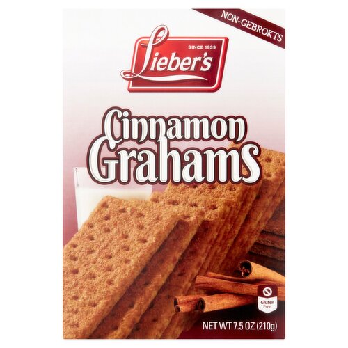 Lieber's Cinnamon Grahams, 7.5 oz