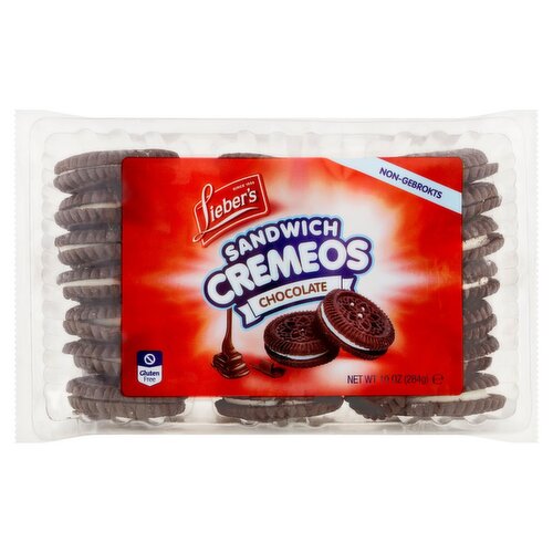 Lieber's Chocolate Sandwich Cremeos, 10 oz