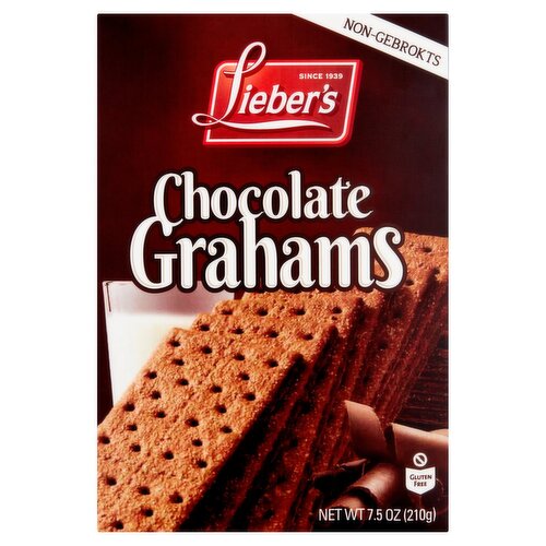 Lieber's Chocolate Grahams, 7.5 oz