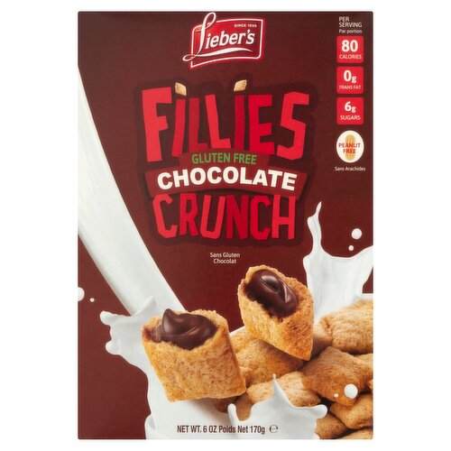 Lieber's Gluten Free Chocolate Fillies Crunch Cereal, 6 oz