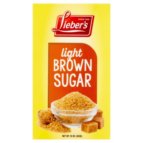 Lieber's Light Brown Sugar, 16 oz