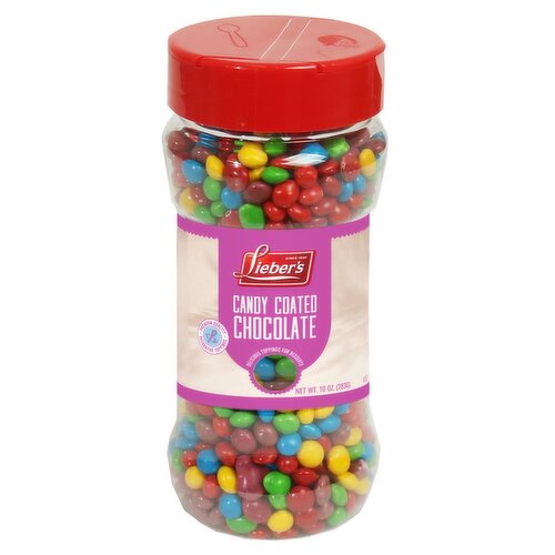 Lieber's Candy Coated Chocolate, 10 oz