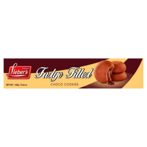 Lieber's Fudge Filled Choco Cookies, 5.64 oz