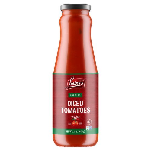 Lieber's Italian Premium Diced Tomatoes, 23 oz