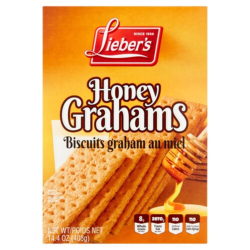 Lieber's Honey Grahams Biscuits, 14.4 oz