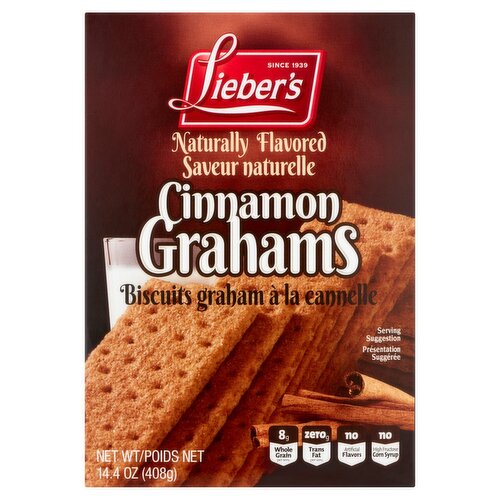 Lieber's Cinnamon Grahams, 14.4 oz