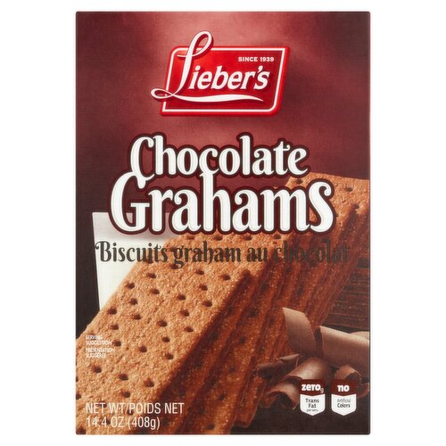 Lieber's Chocolate Grahams, 14.4 oz
