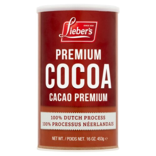 Lieber's Premium Cocoa, 16 oz