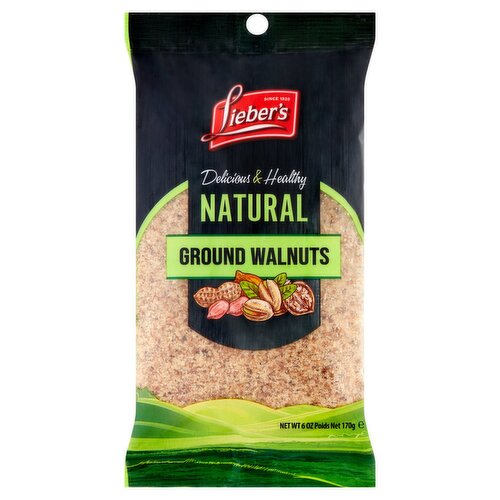 Lieber's Natural Ground Walnuts, 6 oz