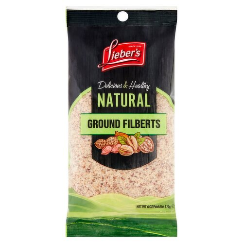 Lieber's Natural Ground Filberts, 6 oz