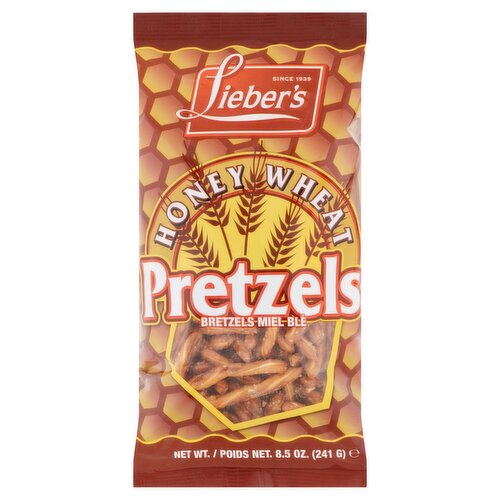 Lieber's Honey Wheat Pretzels, 8.5 oz