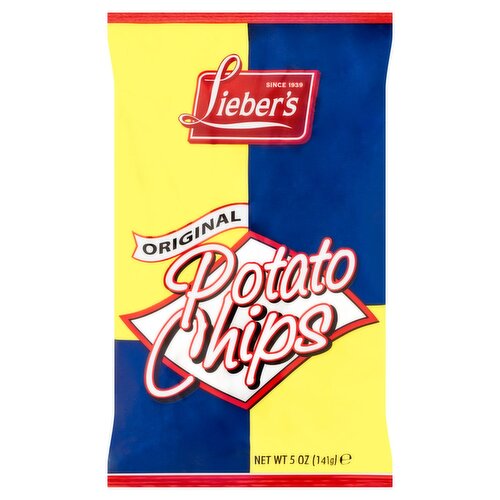 Lieber's Original Potato Chips, 5 oz