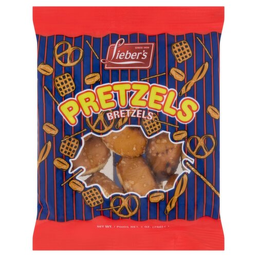 Lieber's Bretzels Pretzels, 1 oz