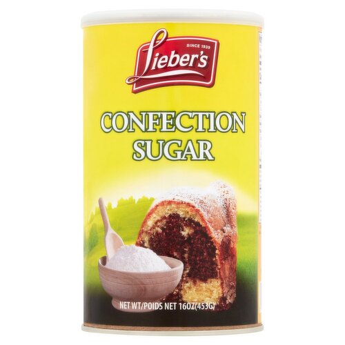 Lieber's Confection Sugar, 16 oz