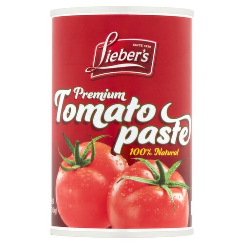 Lieber's 100% Natural Premium Tomato Paste, 12 oz