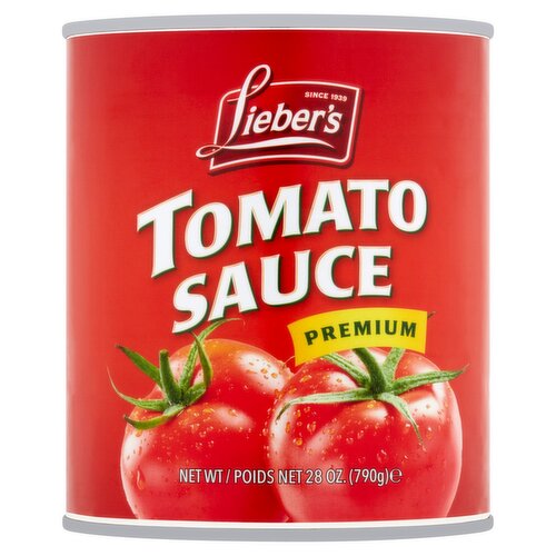 Lieber's Premium Tomato Sauce, 28 oz