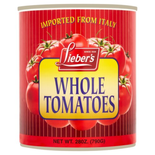 Lieber's Whole Tomatoes, 28 oz