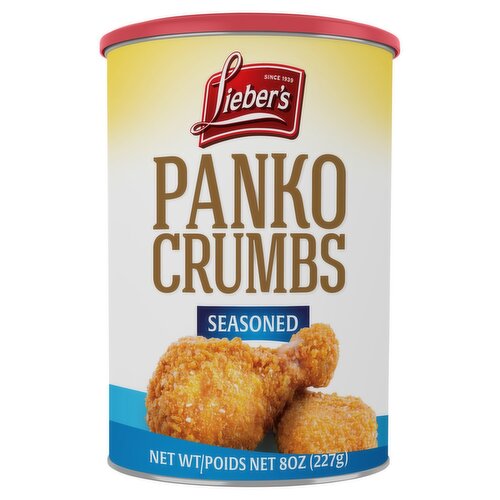 Lieber's Seasoned Panko Crumbs, 8 oz