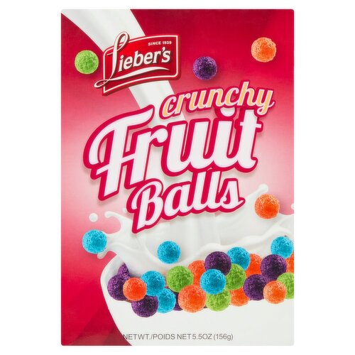 Lieber's Crunchy Fruit Balls, 5.5 oz