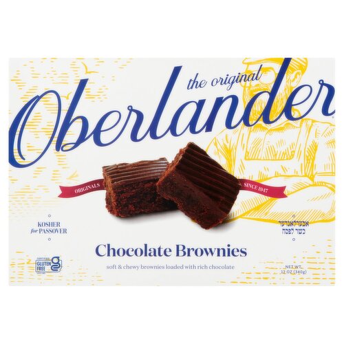 Oberlander The Originals Chocolate Brownies, 12 oz