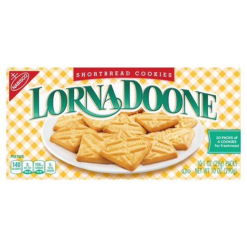 Lorna Doone Shortbread Cookies, 1 oz, 10 count