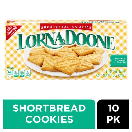 Lorna Doone Shortbread Cookies, 1 oz, 10 count