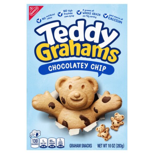 Nabisco Teddy Grahams Chocolatey Chip Graham Snacks, 10 oz