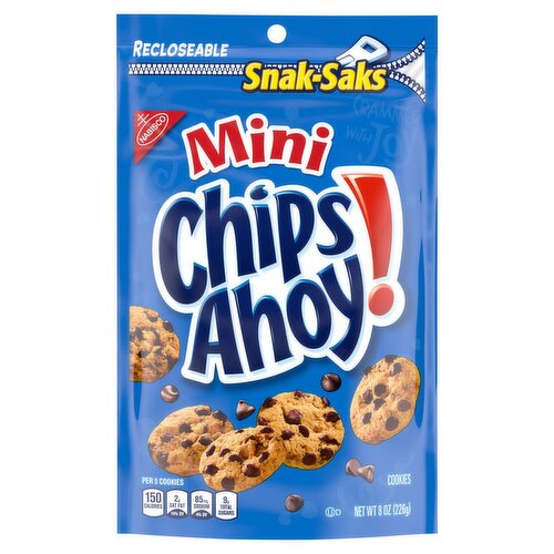 Nabisco Chips Ahoy! Snak-Saks Mini Cookies, 8 oz