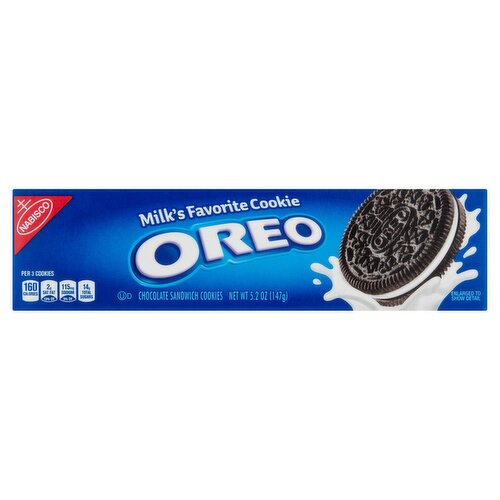 Nabisco Oreo Chocolate Sandwich Cookies, 5.2 oz