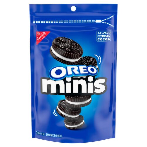 Nabisco Oreo Minis Chocolate Sandwich Cookies, 8 oz