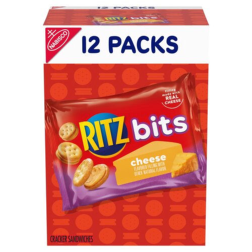 Nabisco Ritz Bits Cheese Cracker Sandwiches, 1 oz, 12 count