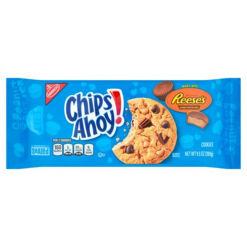 Nabisco Chips Ahoy! Peanut Butter Cups Cookies, 9.5 oz