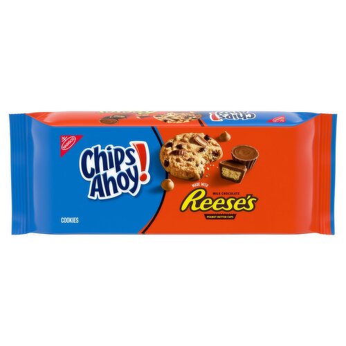 Nabisco Chips Ahoy! Cookies Made with Reese's Milk Chocolate Peanut Butter Cups, 9.5 oz