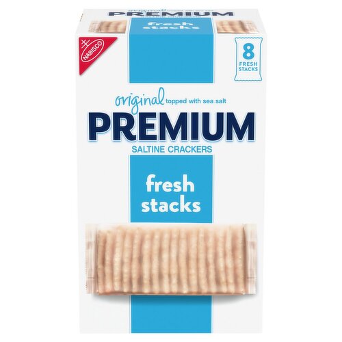 Nabisco Premium Original Fresh Stacks Saltine Crackers, 8 count, 13.6 oz