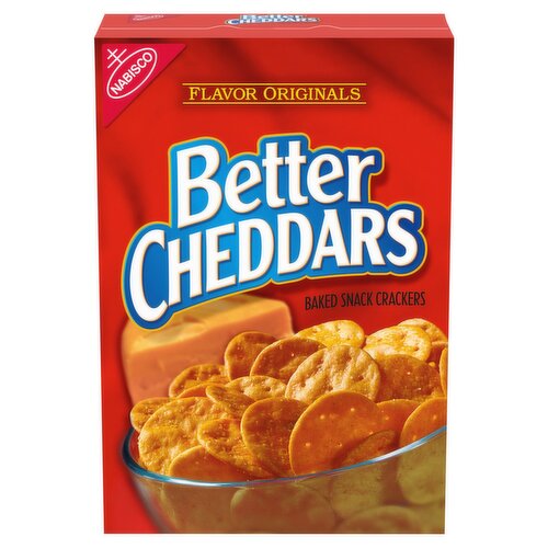 Nabisco Better Cheddars Baked Snack Crackers, 6.5 oz