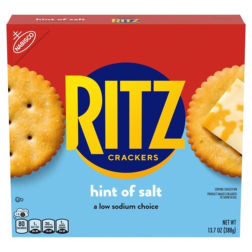 Nabisco Ritz Hint of Salt Crackers, 13.7 oz