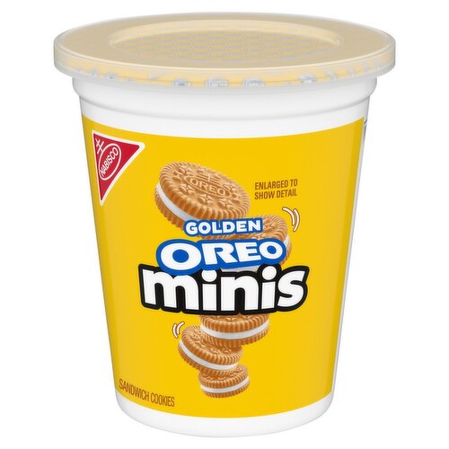 Nabisco Oreo Golden Minis Sandwich Cookies, 3.5 oz