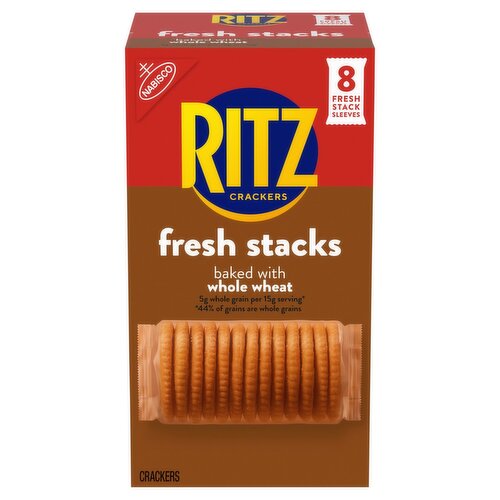 Nabisco Ritz Fresh Stacks Whole Wheat Crackers, 8 count, 11.6 oz