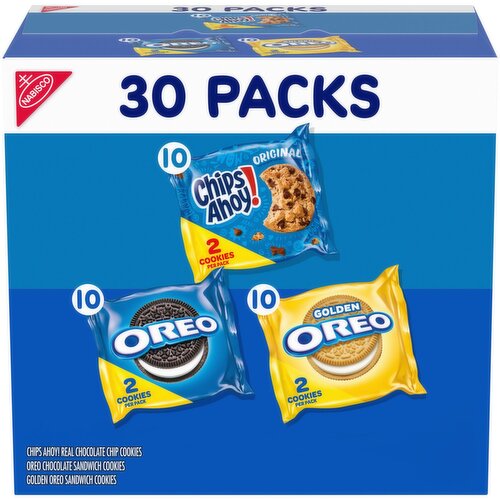 Nabisco Chips Ahoy!/Oreo Cookies, 30 count, 1 lb 7.3 oz